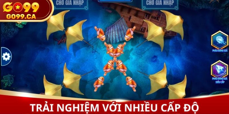 Bắt đầu trải nghiệm phòng cấp độ thấp đến cao